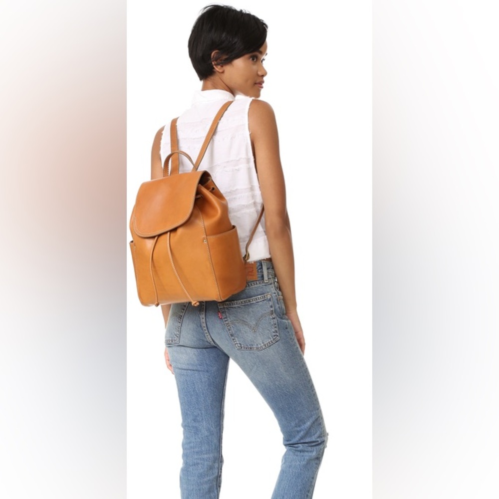 FRYE Tan Leather Olivia Women's
Backpack Bag - LIKE NEW